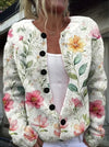 Freya™ | Maglione con Bottoni a Fiori per Donna