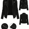 Giacca Biker con Rever e Zip