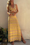Bianca - Vestito Plunge Cut-Out in Cotone