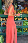 Dixie | Abito Maxi Chic con Dettagli Cut-Out
