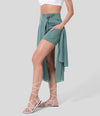 Livia | Gonna Elegante 2-in-1 Turchese