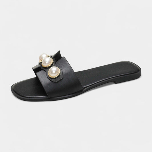 Scarpe Piatte con Perle
