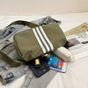 Borsa a Tracolla Casual a Righe da Donna