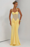 ABITO LUNGO HALTER RUFFLE