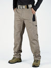 Men's Tactical Cargo Pants- Multi Functional Zippered Pockets for Hiking Construction Travel All Seasons