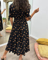 30 Fania | Polka Dots V-Neck Dress
