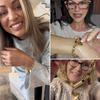 Isa - Bracciale Chunky con Cuore in Oro 18k