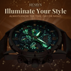 Orologio Elegante con Fase Lunare