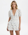 VESTITO MINI FLUIDO VOLANT