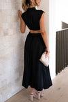 Quincy | Abito midi con cut-out e tasche