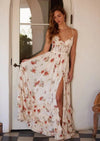 Sonja | Abito midi con stampa floreale