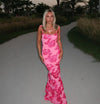 LILY - Abito Maxi Floreale Con Spalline Regolabili