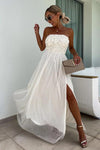 Ari - Abito Maxi con Spacco alla Moda