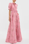 Anabella - Vestito con Maniche Corte A Sbuffo