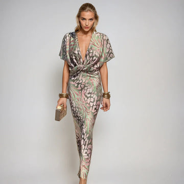 Ariella - Abito Maxi in Seta Sofisticato