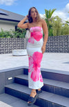 Arizona - Vestito Maxi in Rete Floreale