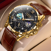Orologio Elegante con Fase Lunare
