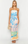 Arizona - Maxi Dress in Rete Floreale