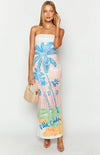 Arizona - Vestito Maxi in Rete Floreale