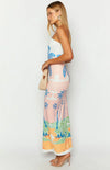 Arizona - Maxi Dress in Rete Floreale
