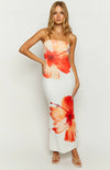 Arizona - Vestito Maxi in Rete Floreale