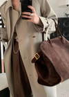 Aurora Suede Borsa a Spalla BB