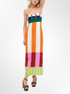Elsa - Vestito lungo multicolore