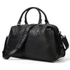 Borsa da viaggio in pelle nera | ALBERT