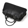 Borsa da viaggio in pelle nera | ALBERT