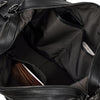 Borsa da viaggio in pelle nera | ALBERT