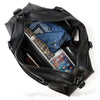 Borsa da viaggio in pelle nera | ALBERT
