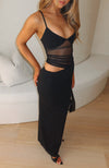 ABITO LUNGO CUT OUT CON RETE
