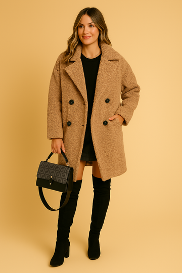 Adele | Cappotto Lungo in Peluche