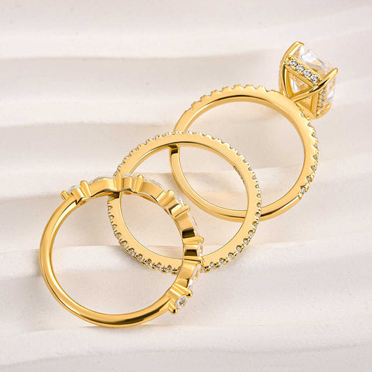 Elysia Set di Anelli 3PC | Oro 18k