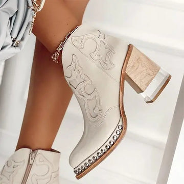 Sue™ Stivali in Pelle Ricamati Norwich