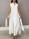 Romaine - Abito Midi Elegante con Copertura per la Pancia