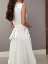 Romaine - Abito Midi Elegante con Copertura per la Pancia