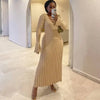 Maxi - Abito Maxi Lungo Tricot