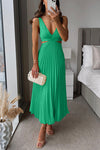 Elsa | Elegante Abito Maxy Plissettato