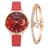Orologio con Quadrante Moon Numbers e Set di Bracciali