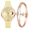 Orologio con Quadrante Moon Numbers e Set di Bracciali
