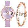 Orologio con Quadrante Moon Numbers e Set di Bracciali