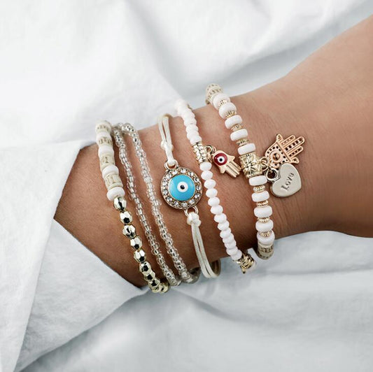 Bracciali Hamsa Bundle