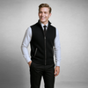 Gilet in Maglia Harrison con Zip Intera