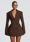 VESTITO BLAZER MINI ADERENTE