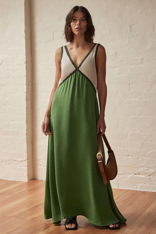 12 Elena - Vestido Midi sin mangas