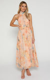 Antonella | Elegante Abito Maxy Halterneck