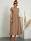 Rosanna – Vestito midi rilassato in morbido cotone