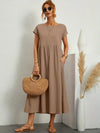 Rosanna – Vestito midi rilassato in morbido cotone