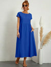 Rosanna – Vestito midi rilassato in morbido cotone